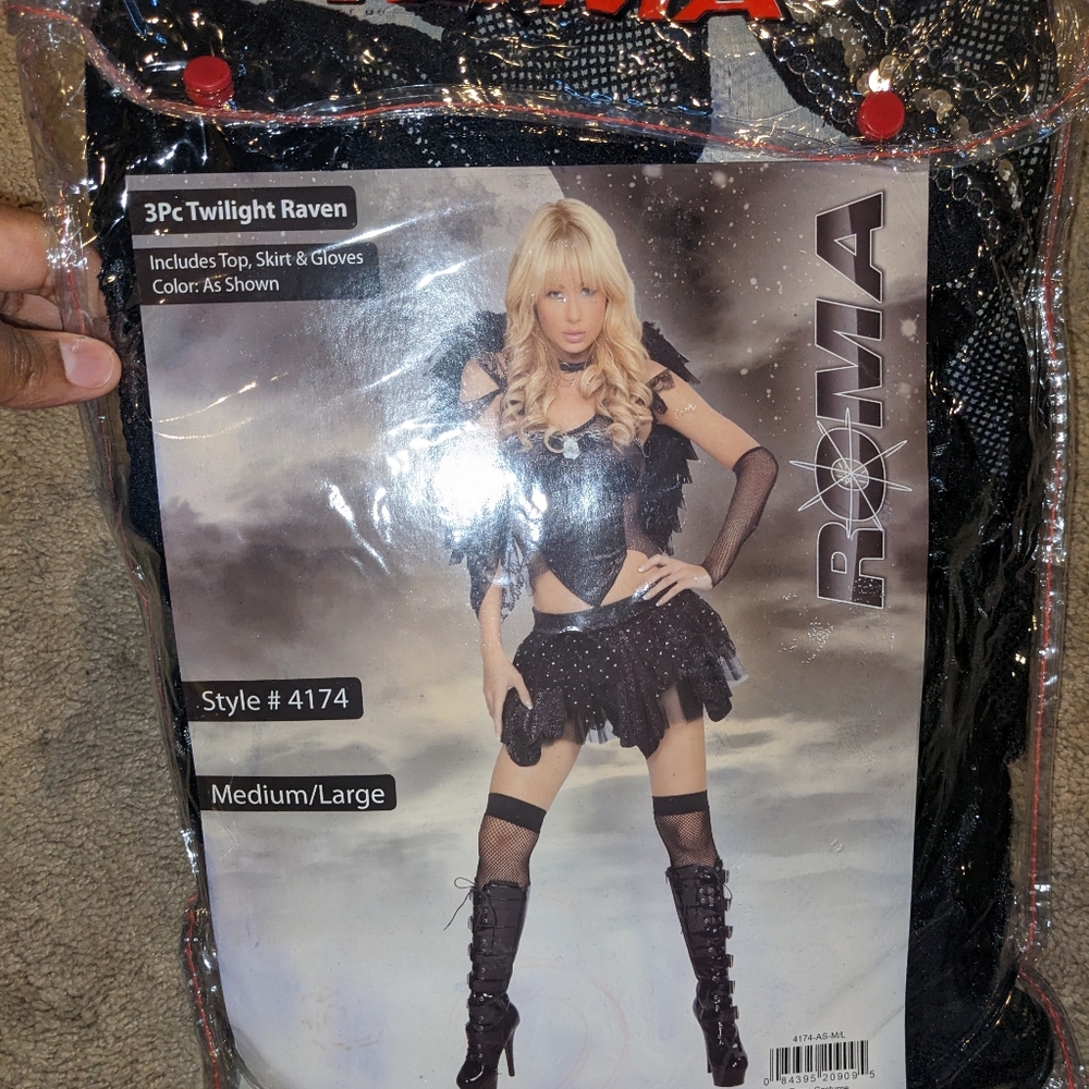 Twilight Raven Halloween Costume Women's Medium/Large